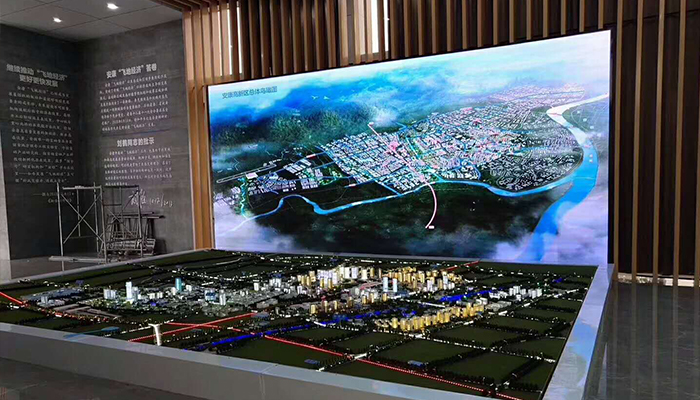 富家河公園室內(nèi)P2.5全彩LED顯示屏安裝完成