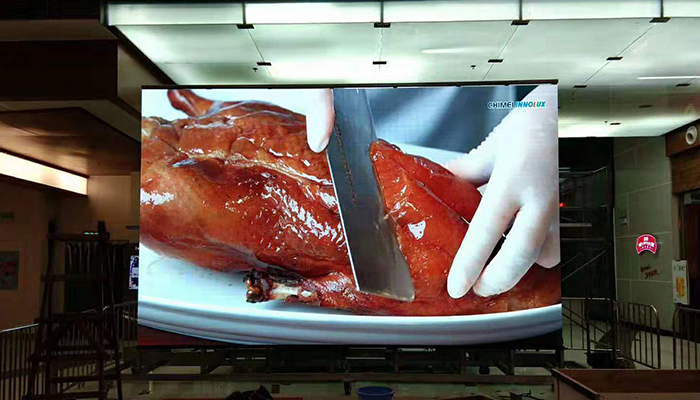 大連室內P2.5led顯示屏組裝完畢